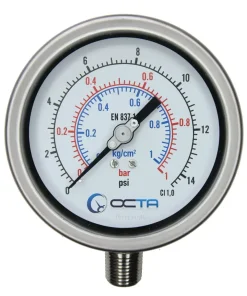 gs100-pressure gauge-stainless-เกจวัดแรงดัน-front