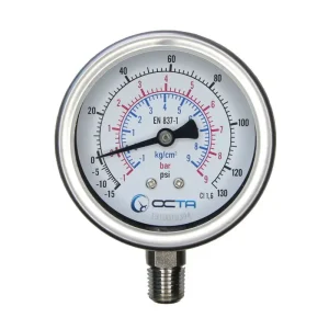 gs63-pressure gauge-เกจวัดแรงดัน-ss316-front