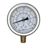 เกจวัดแรงดัน-octa-gb63-brass-analog-pressure gauge