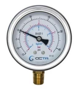 เกจวัดแรงดัน-เพรสเชอร์เกจ-pressure-gauge-octagauge-gb63-1-3bar
