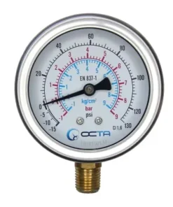 เพรสเชอร์เกจ pressure gauge octagauge gb63 1 9bar