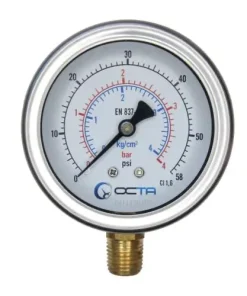 เกจวัดแรงดัน-เพรสเชอร์เกจ-pressure-gauge-octagauge-gb63-4bar